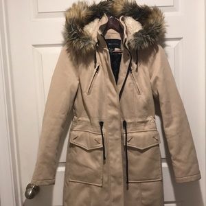 Moda International trench coat size 2 beige